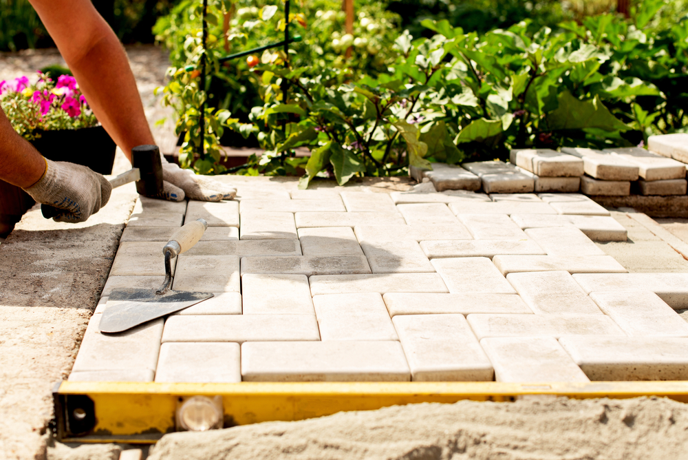 Brick Patio and Pathway Installation